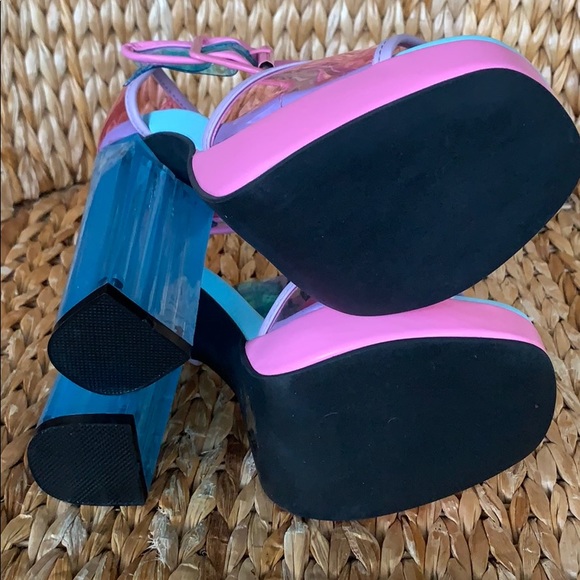 NIB 💕Sugarthrillz Candy Plexi Platforms 6-11!!! - Picture 8 of 8